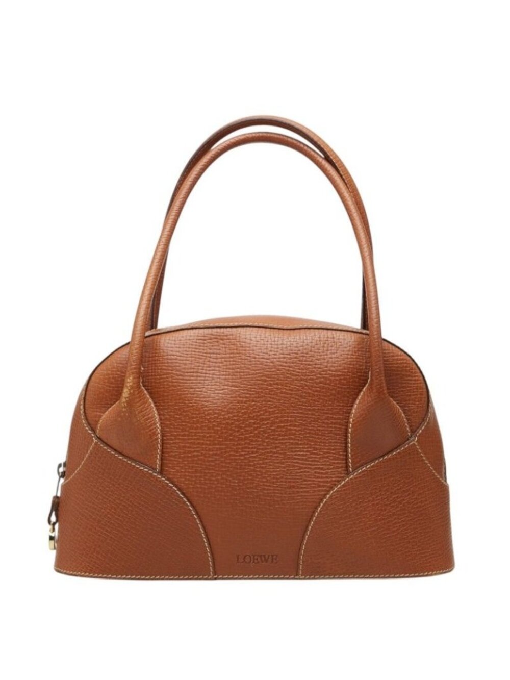 Loewe Vintage Handbag Brown Leather